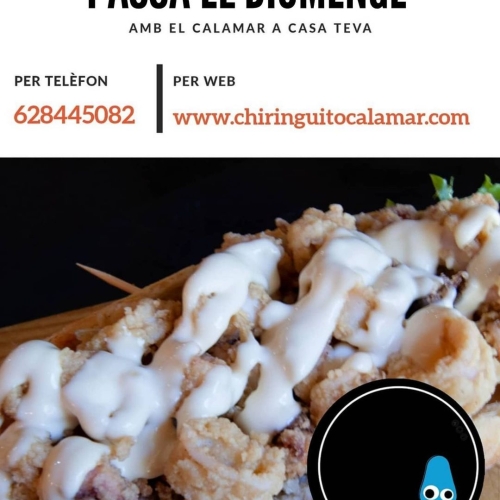 Bon diumenge, calamares! Hasta las 22.30h podéis hacer un pedido de 