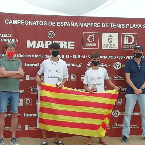 Moltíssimes felicitats a @beachtennisprat Subcampions dels 