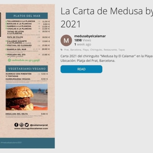 WOW 1898 visitas a La Carta de la Temporada 2021 en una semana Esperamos qu 