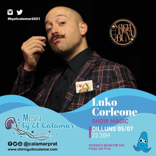 Nits del 5 de juliol al 8 de juliol Dilluns 5/07 - Show M&agrave;gic am 