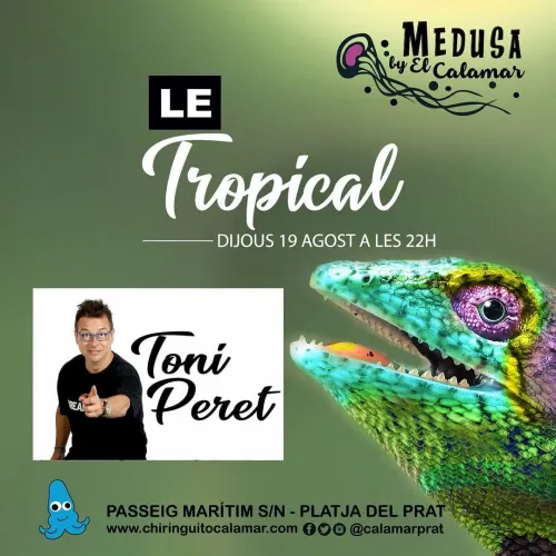 Le Tropical, dijous 19 d'agost 22H Set 80's 90's 00's a cà 