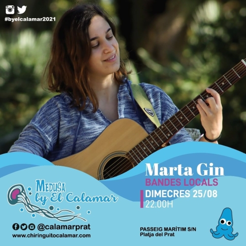 Dimecres comença la programació musical amb Marta Gin!!25/08 @gi 
