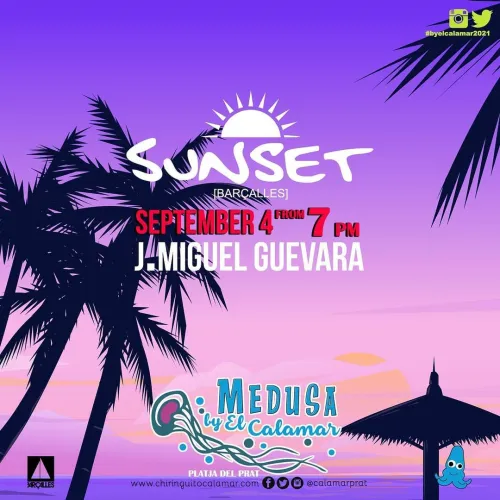 Avui a les 19.00H sessió SUNSET per J. MIGUEL GUEVARA (Barçalles). 