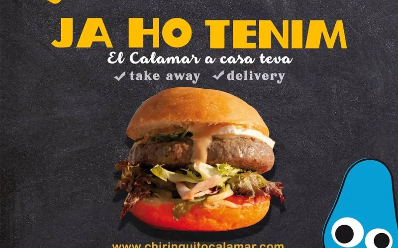 Vols una burger? A les 19.30 podr&agrave;s fer la comanda des de casa amb &quo 