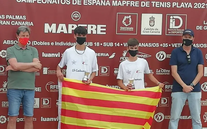 Molt&iacute;ssimes felicitats a @beachtennisprat Subcampions dels 