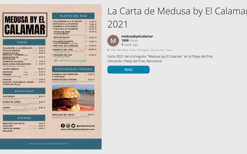 WOW 1898 visitas a La Carta de la Temporada 2021 en una semana Esperamos qu 