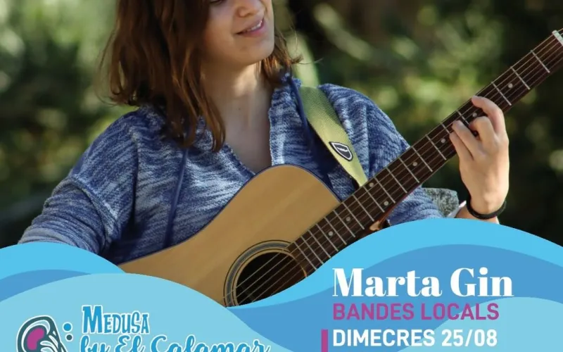 Dimecres comença la programació musical amb Marta Gin!!25/08 @gi 