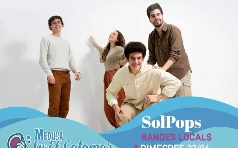 Avui en directe:SOLPOPS Secció Bandes Locals, 22.30H#medusaby 